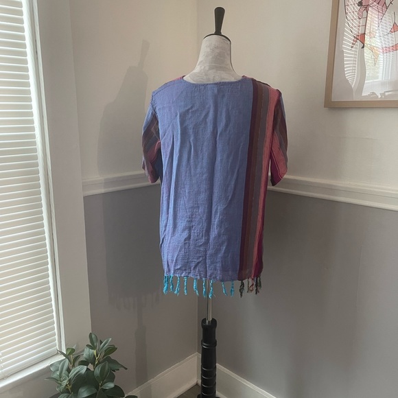 🔵5 For $15🔵 Lightweight Stripe Swim Coverup - Picture 3 of 5